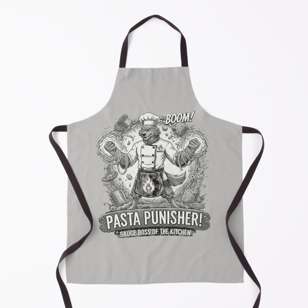 Item preview, PASTA PUNISHER!” Werewolf Chef Funny Cooking T-Shirt | Sauce Boss Kitchen designed and sold by EverClassic.