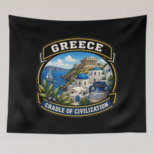 Item preview, Greece – Cradle of Ancient Civilization designed and sold by GnuArt.