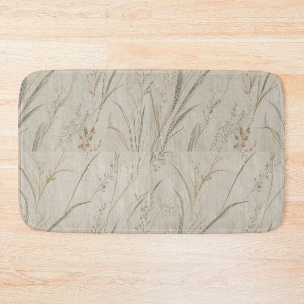 Item preview, Embroidered Dune Grass Linen Textile Pattern designed and sold by frumixart.