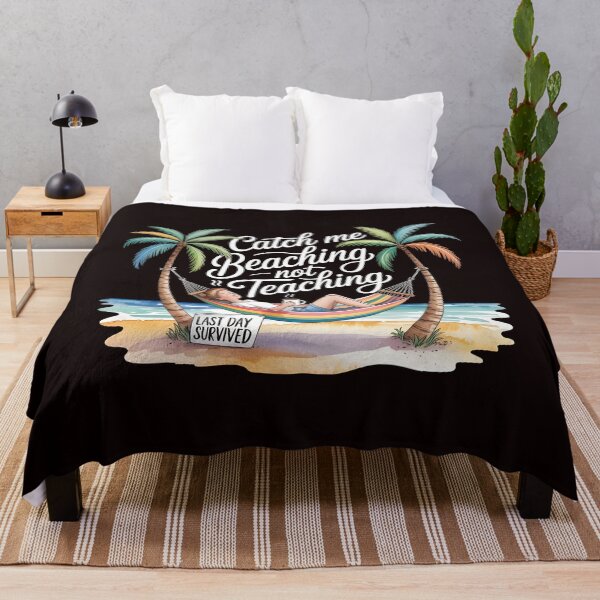 Item preview, Catch Me Beaching Not Teaching End of School Year Funny Teacher designed and sold by Redgiant87x.