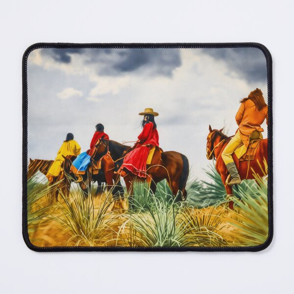 Item preview, The Storm – Apache  designed and sold by American Southwest: Colorized photography from Edward S. Curtis.
