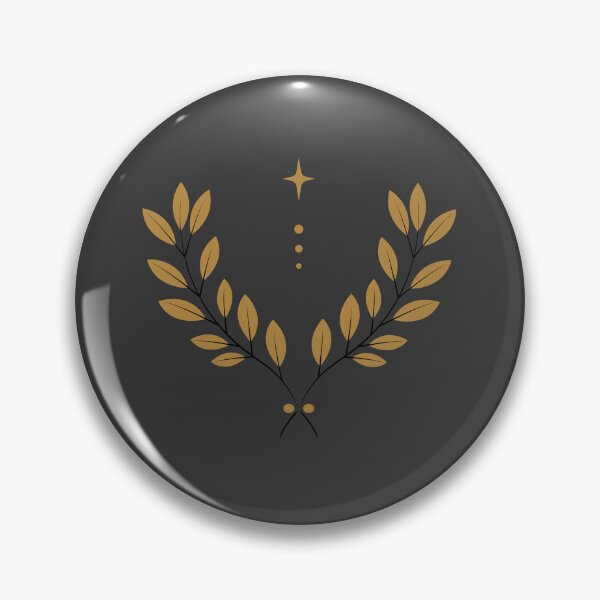 Item preview, Minimalist Golden Laurel Wreath – Celestial Boho Magic Sticker designed and sold by MADBULL7.