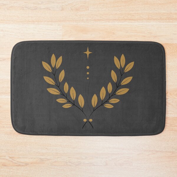 Item preview, Minimalist Golden Laurel Wreath – Celestial Boho Magic Sticker designed and sold by MADBULL7.