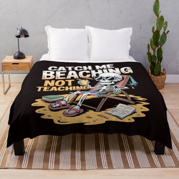 Item preview, Catch Me Beaching Not Teaching Summer Break Apparel for Teacher Humor Fans designed and sold by Redgiant87x.