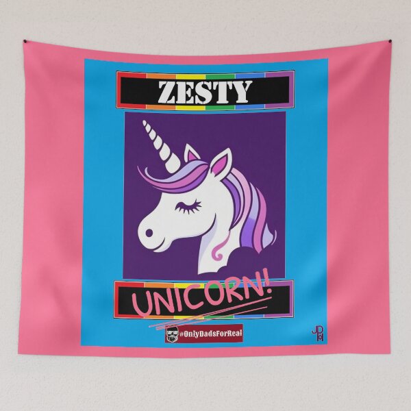 Item preview, Zesty Unicorn (Blue) *More Colors Available in Collection designed and sold by OnlyDadsForReal.