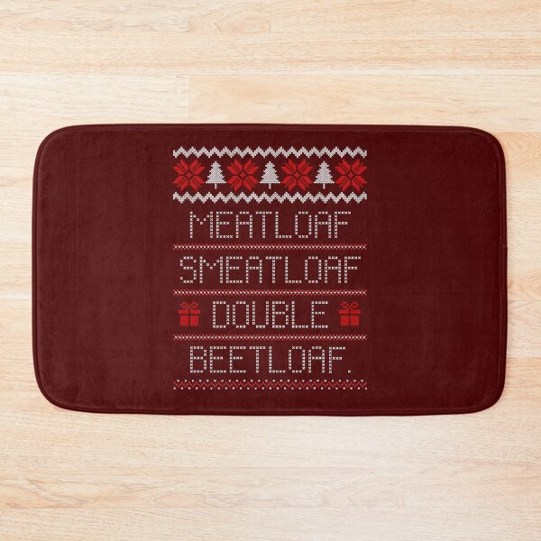 Item preview, Meatloaf Smeatloaf Ugly Christmas Sweater designed and sold by Normbot2000.