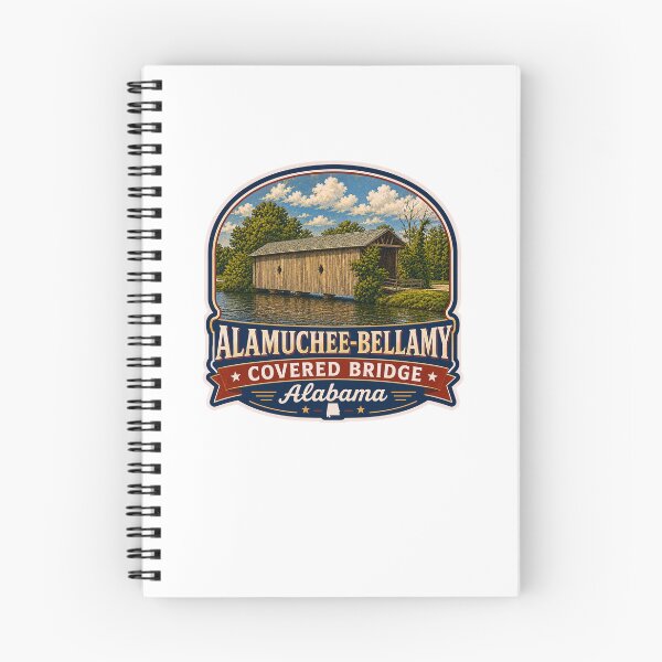 Item preview, Alamuchee-Bellamy Covered Bridge sticker designed and sold by gotucoveredart.