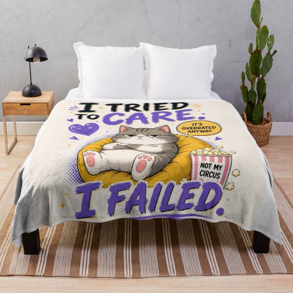 Item preview, I Tried To Care. I FailI Tried To Care. I Failed. – Grumpy Cat Editioned. – Grumpy Cat Edition designed and sold by Pecata.