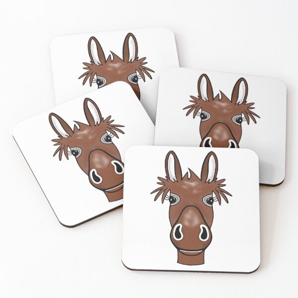 Item preview, Cute Donkey Head designed and sold by Sartoris Art.