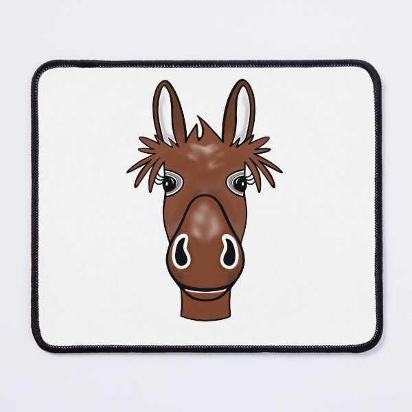 Item preview, Cute Donkey Head designed and sold by Sartoris Art.