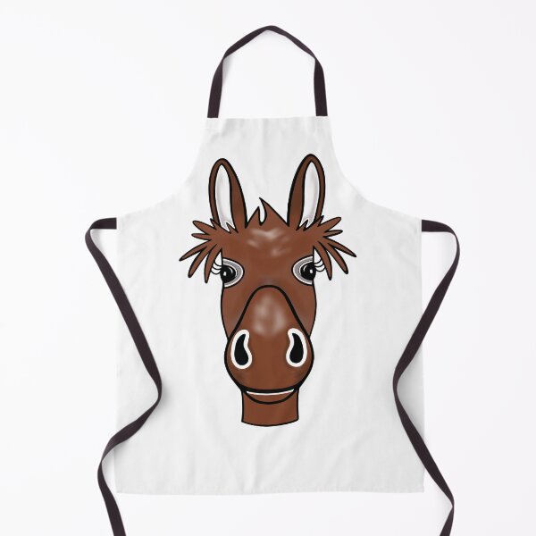 Item preview, Cute Donkey Head designed and sold by Sartoris Art.
