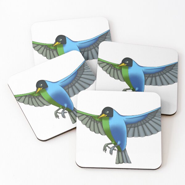 Item preview, Green Honeycreeper Bilateral Gynandromorph Bird designed and sold by StudioSerpuntine.