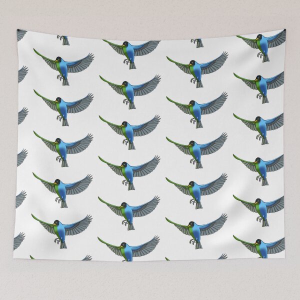 Item preview, Green Honeycreeper Bilateral Gynandromorph Bird designed and sold by StudioSerpuntine.