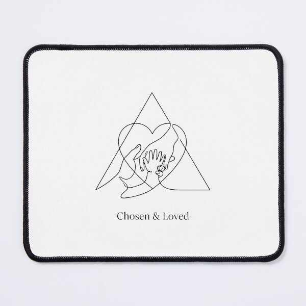 Item preview, Minimalist Line Art Chosen and Loved Adoption Symbol designed and sold by DuckOddity.