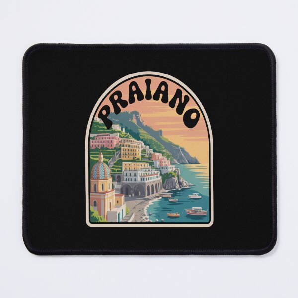 Item preview, Praiano Italy Vintage Travel Sticker designed and sold by stickercuffs.