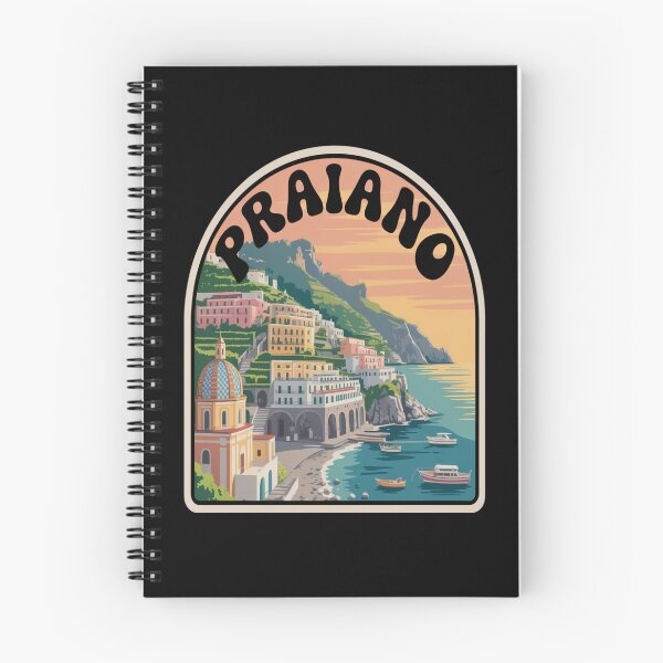 Item preview, Praiano Italy Vintage Travel Sticker designed and sold by stickercuffs.