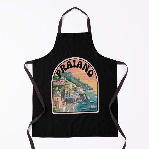 Item preview, Praiano Italy Vintage Travel Sticker designed and sold by stickercuffs.