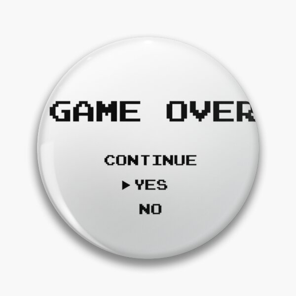 Artikelvorschau, Game Over Videospiele entworfen und verkauft von NF Designs Studio DTF.