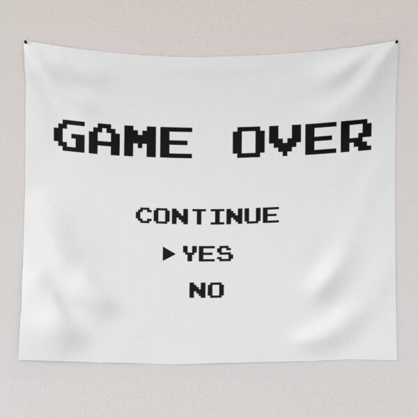 Item preview, Game Over Video Games designed and sold by NF Designs Studio DTF.