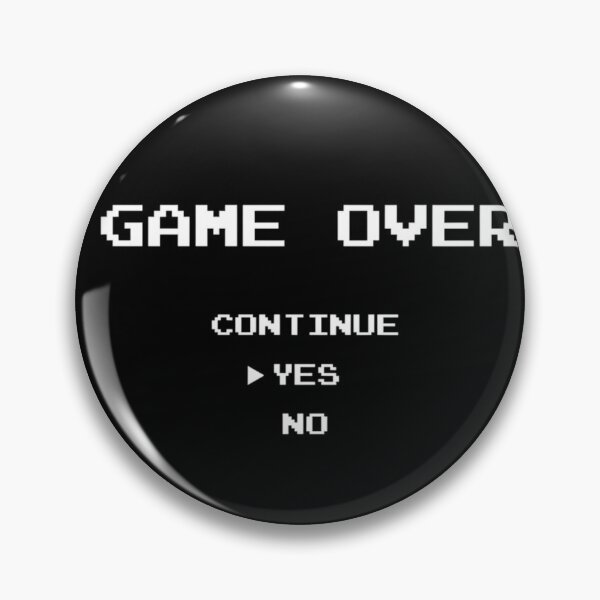 Artikelvorschau, Game Over Videospiele entworfen und verkauft von NF Designs Studio DTF.