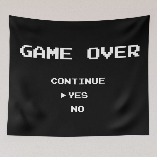 Item preview, Game Over Video Games designed and sold by NF Designs Studio DTF.