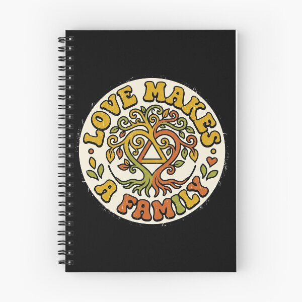 Item preview, Groovy Retro 70s Love Makes A Family Adoption designed and sold by DuckOddity.