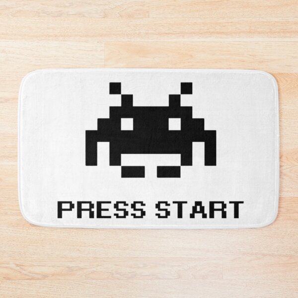 Artikelvorschau, Drücken Sie Start Pixel Videospiele entworfen und verkauft von NF Designs Studio DTF.