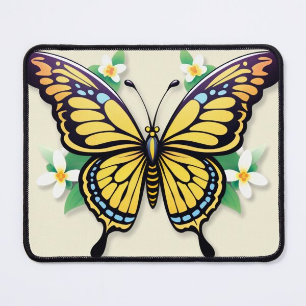 Item preview, Tribal Butterfly & Floral Tattoo Art Print designed and sold by tim tal.