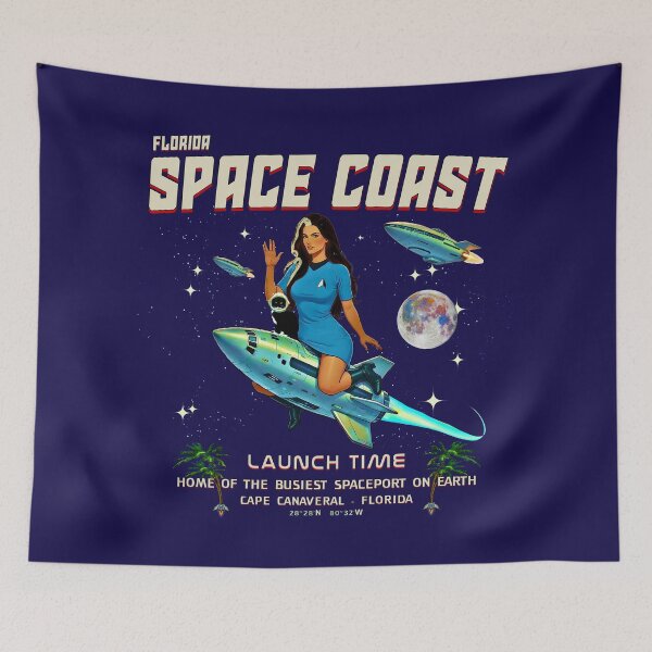 Item preview, Florida Space Coast - Launch Time designed and sold by BuzzDalways.