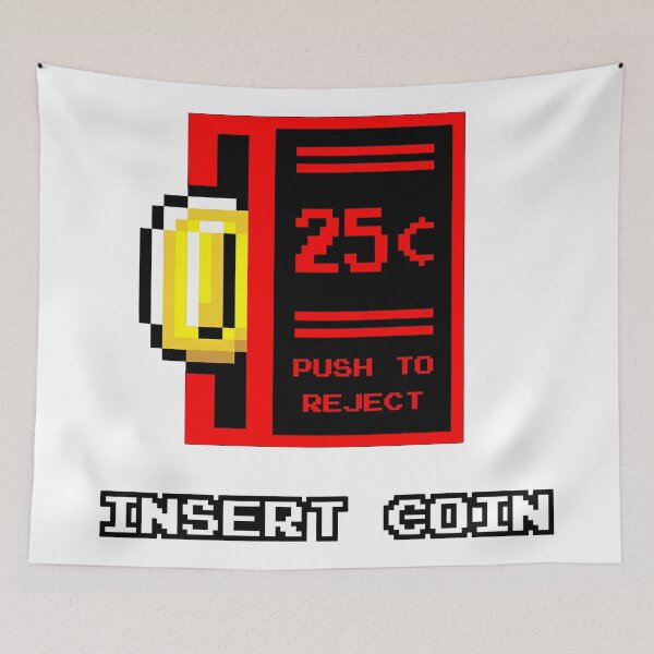 Item preview, Insert Coin Video Games Large designed and sold by NF Designs Studio DTF.