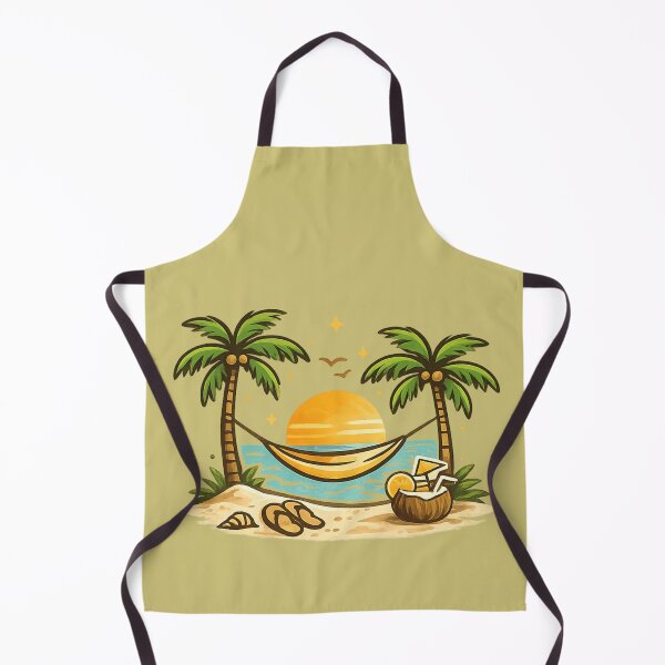 Artikelvorschau, Tropical Sunset Hammock - Relaxing Beach Summer Vibes Design. entworfen und verkauft von LunaPrintCo.