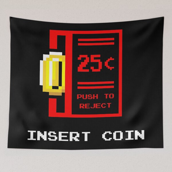 Item preview, Insert Coin Video Games Small designed and sold by NF Designs Studio DTF.