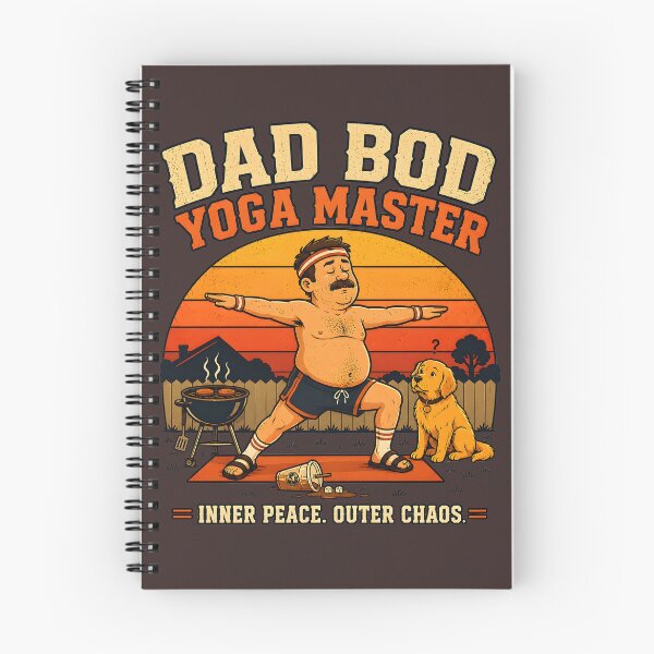 Item preview, Dad Bod Yoga Master-Inner Peace. Outer Chaos. designed and sold by  MAD's Recreation Studio.