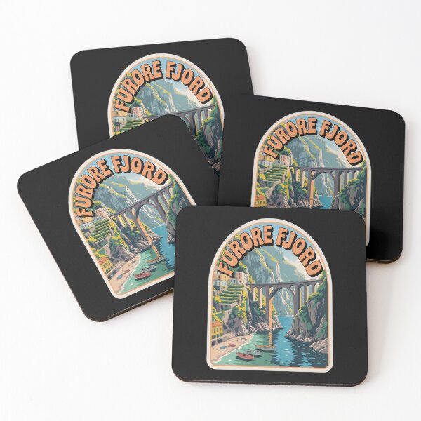 Item preview, Furore Fjord Vintage Travel Sticker designed and sold by stickercuffs.