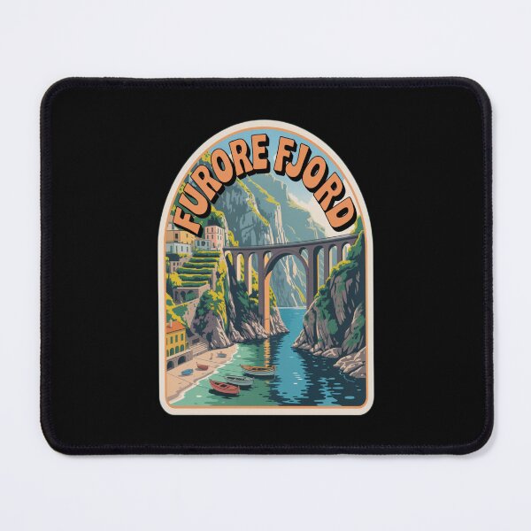 Item preview, Furore Fjord Vintage Travel Sticker designed and sold by stickercuffs.