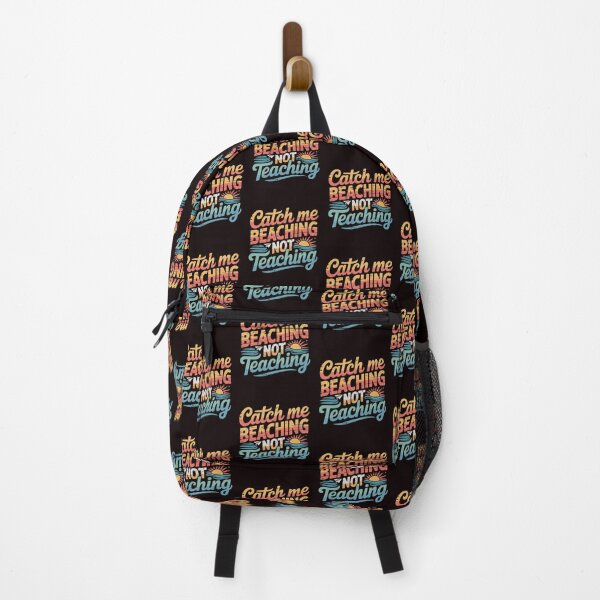 Item preview, Catch Me Beaching Not Teaching Funny Summer Vacation Quote for Teachers designed and sold by Redgiant87x.