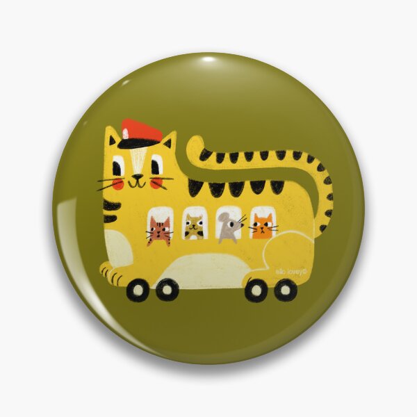 Item preview, Cat to School Bus designed and sold by ellolovey.