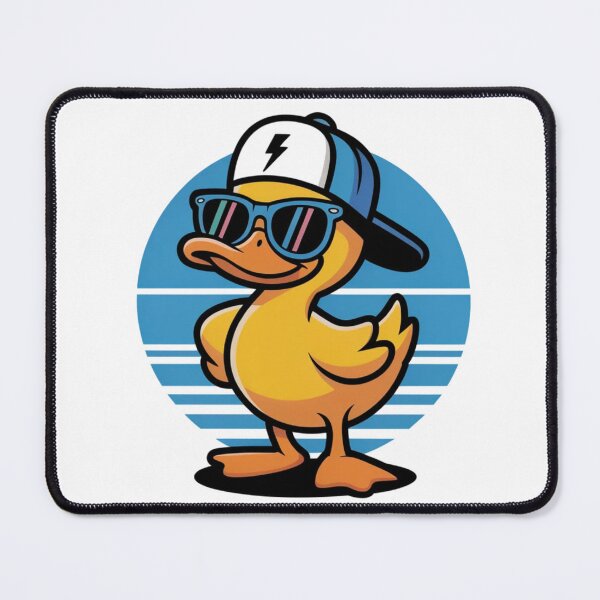 Item preview, The Cool Duck with a Cap and Sunglasses designed and sold by Ink And Inspire.