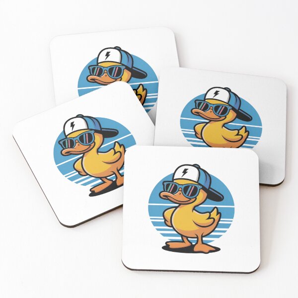 Item preview, The Cool Duck with a Cap and Sunglasses designed and sold by Ink And Inspire.