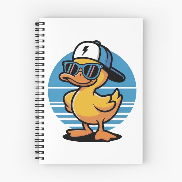 Item preview, The Cool Duck with a Cap and Sunglasses designed and sold by Ink And Inspire.