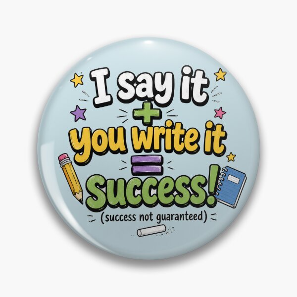Item preview, I Say It You Write It Funny Teacher Mug designed and sold by planetreynolds.
