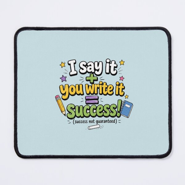 Item preview, I Say It You Write It Funny Teacher Mug designed and sold by planetreynolds.