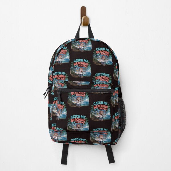 Item preview, Catch Me Beaching Not Teaching End of School Year Summer Teacher designed and sold by Redgiant87x.
