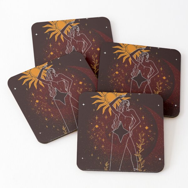 Item preview, Goddess of the Sun - Celestial Tarot Witchy Line Art designed and sold by samahl_l.