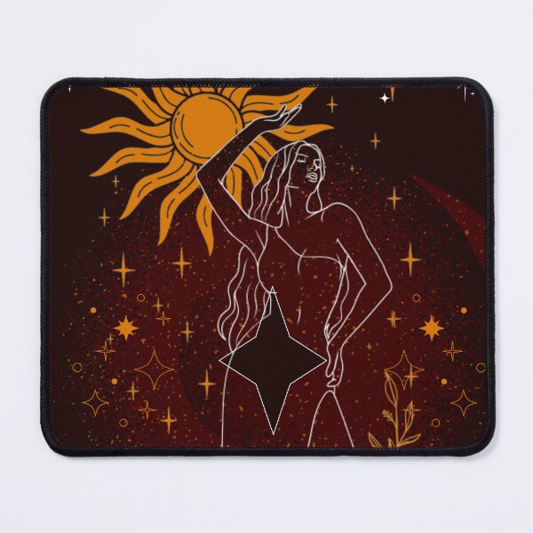 Item preview, Goddess of the Sun - Celestial Tarot Witchy Line Art designed and sold by samahl_l.