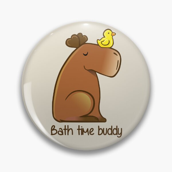 Item preview, Capybara bath time buddy designed and sold by Konopikyu.