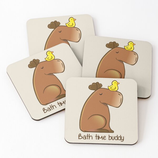 Item preview, Capybara bath time buddy designed and sold by Konopikyu.