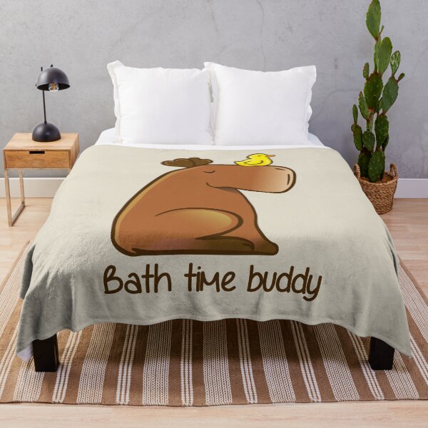 Item preview, Capybara bath time buddy designed and sold by Konopikyu.