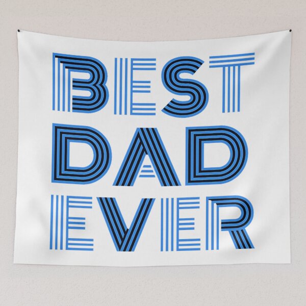 Item preview, Best Dad Ever | Minimalist Retro Typography Design designed and sold by astersgraphics.