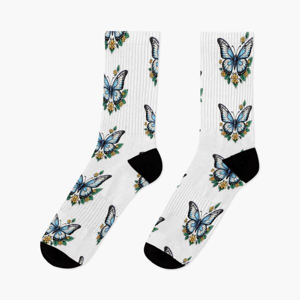 Item preview, Tribal Butterfly & Floral Tattoo Art Print designed and sold by tim tal.
